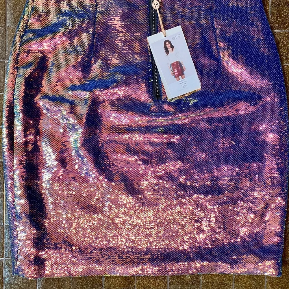 Heartloom Dean Miniskirt / Aurora Multicolor Sequin - Picture 2 of 3